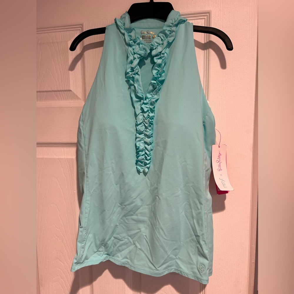 NWT Lilly Pulitzer Luxletic Lakelyn tank with shelf bra